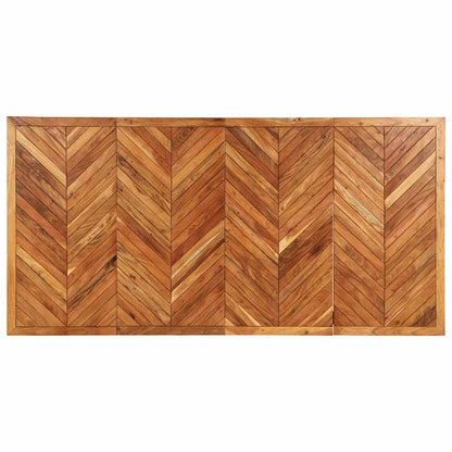 vidaXL Dining Table 200x100x75 cm Solid Wood Acacia 6