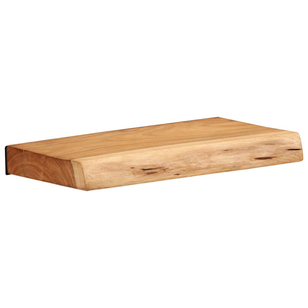Wall Shelves 2 pcs 30x20x3,5 cm Solid Wood Acacia 30 x 20 x 3.5 cm