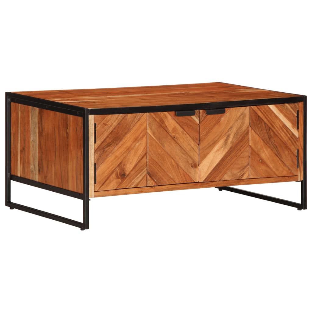 vidaXL Coffee Table 90x55x40 cm Solid Wood Acacia 1