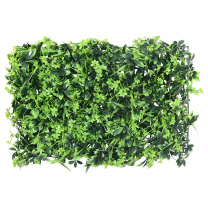 vidaXL Artificial Leaf Fence 24 pcs Green 40x60 cm 2