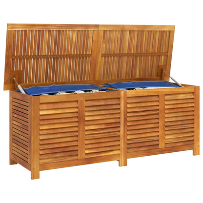vidaXL Garden Storage Box with Louver 150x50x56 cm Solid Wood Acacia 5