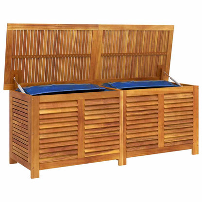 vidaXL Garden Storage Box with Louver 150x50x56 cm Solid Wood Acacia 6