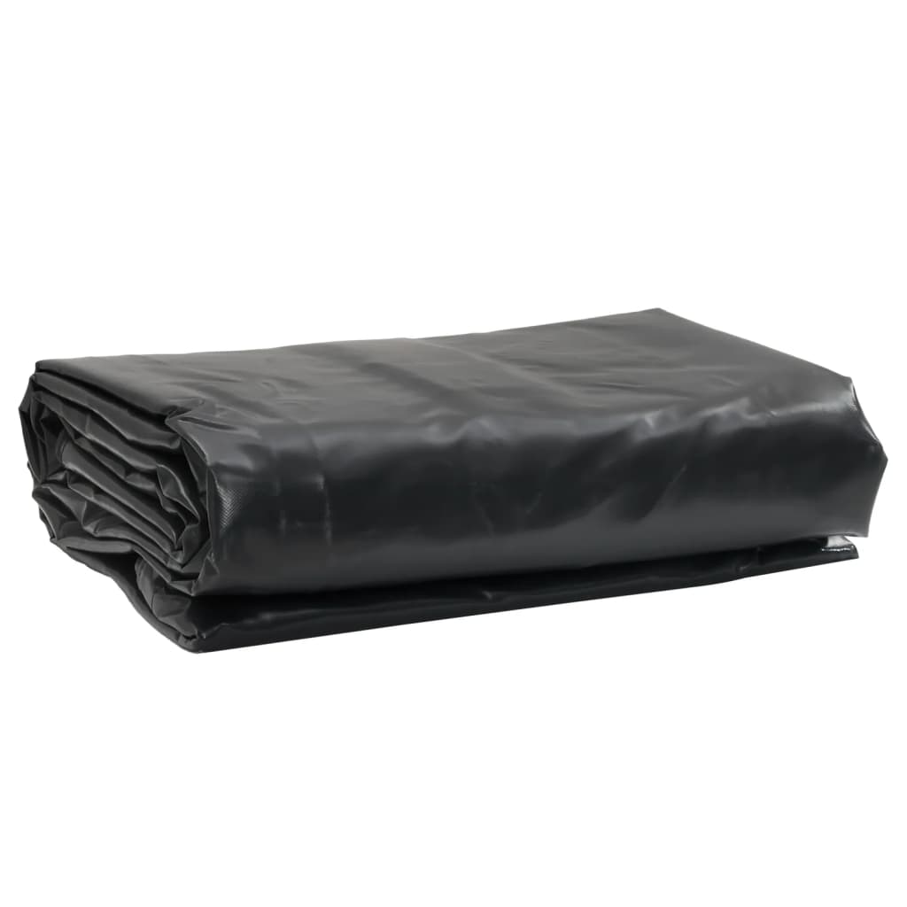 Tarpaulin 650 g/m² with Eyelets Black 1 x 2.5 m – 5 x 5 m 2.5 x 4.5 m