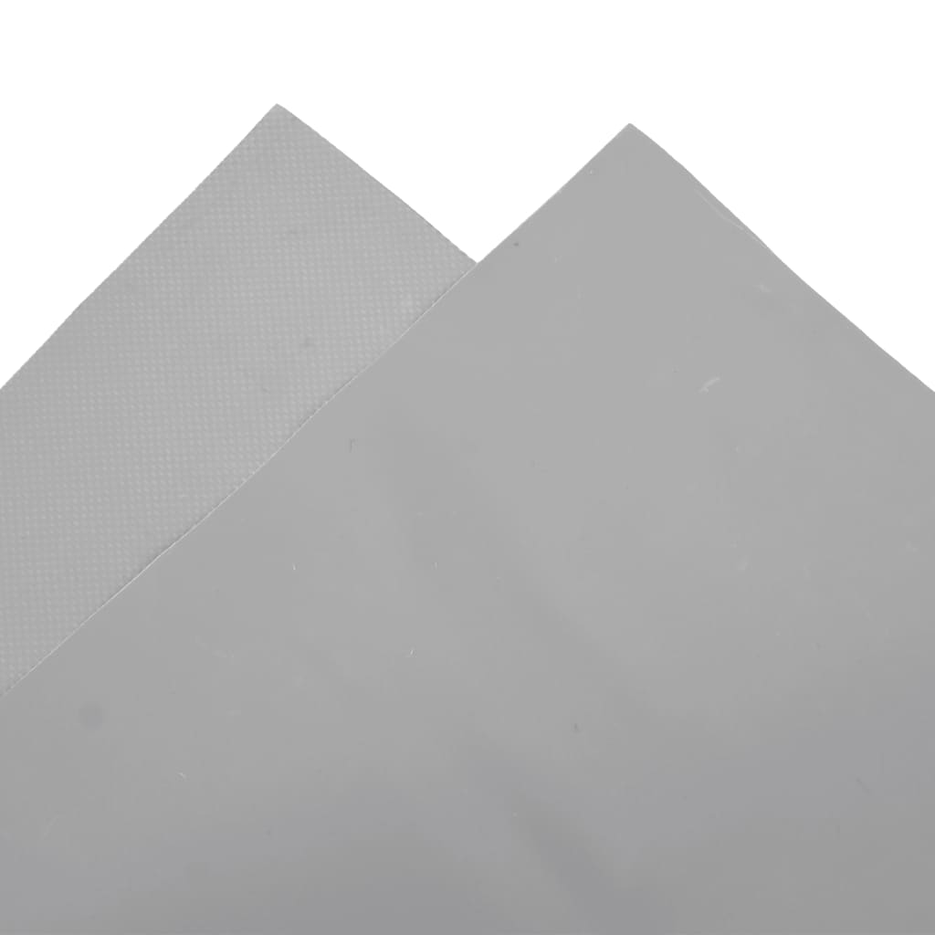 vidaXL Tarpaulin Grey 6x8 m 650 g/m² 5