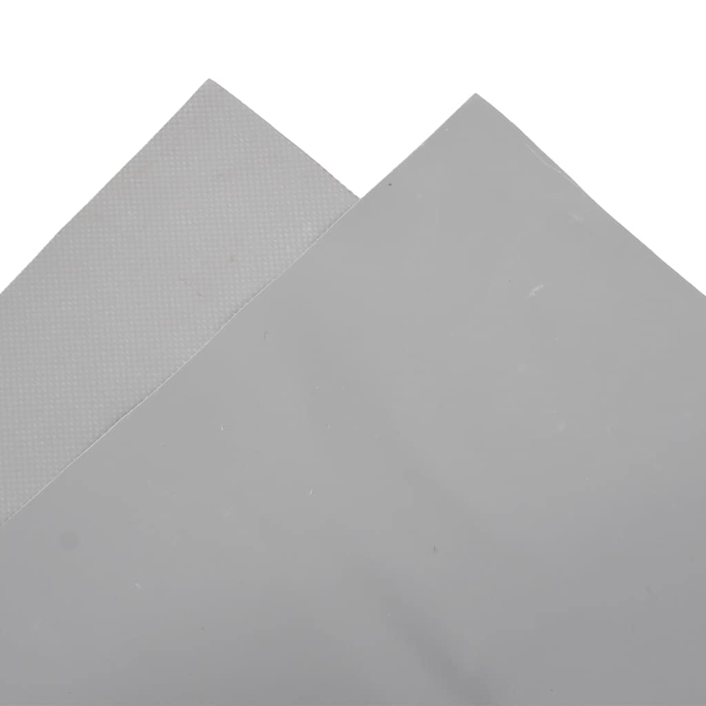 Tarpaulin 650 g/m² without Eyelets Grey 5 x 6 m – 6 x 8 m 6 x 8 m