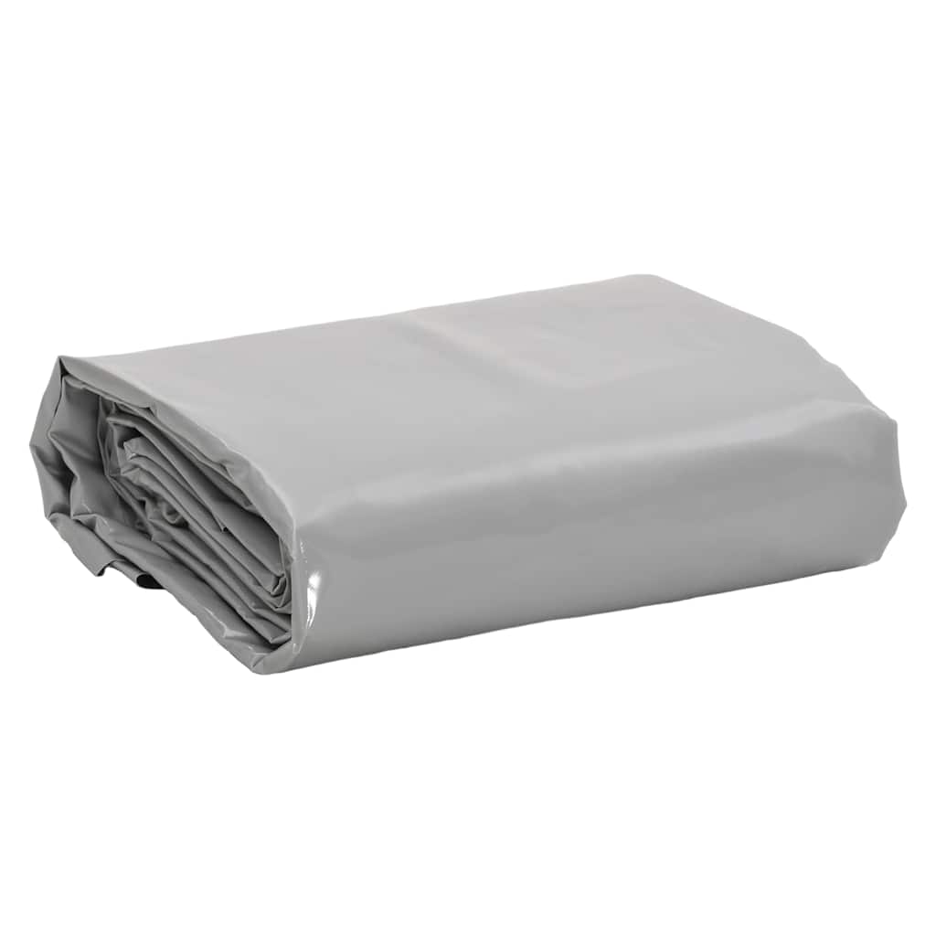 Tarpaulin 650 g/m² without Eyelets Grey 5 x 6 m – 6 x 8 m 5 x 8 m