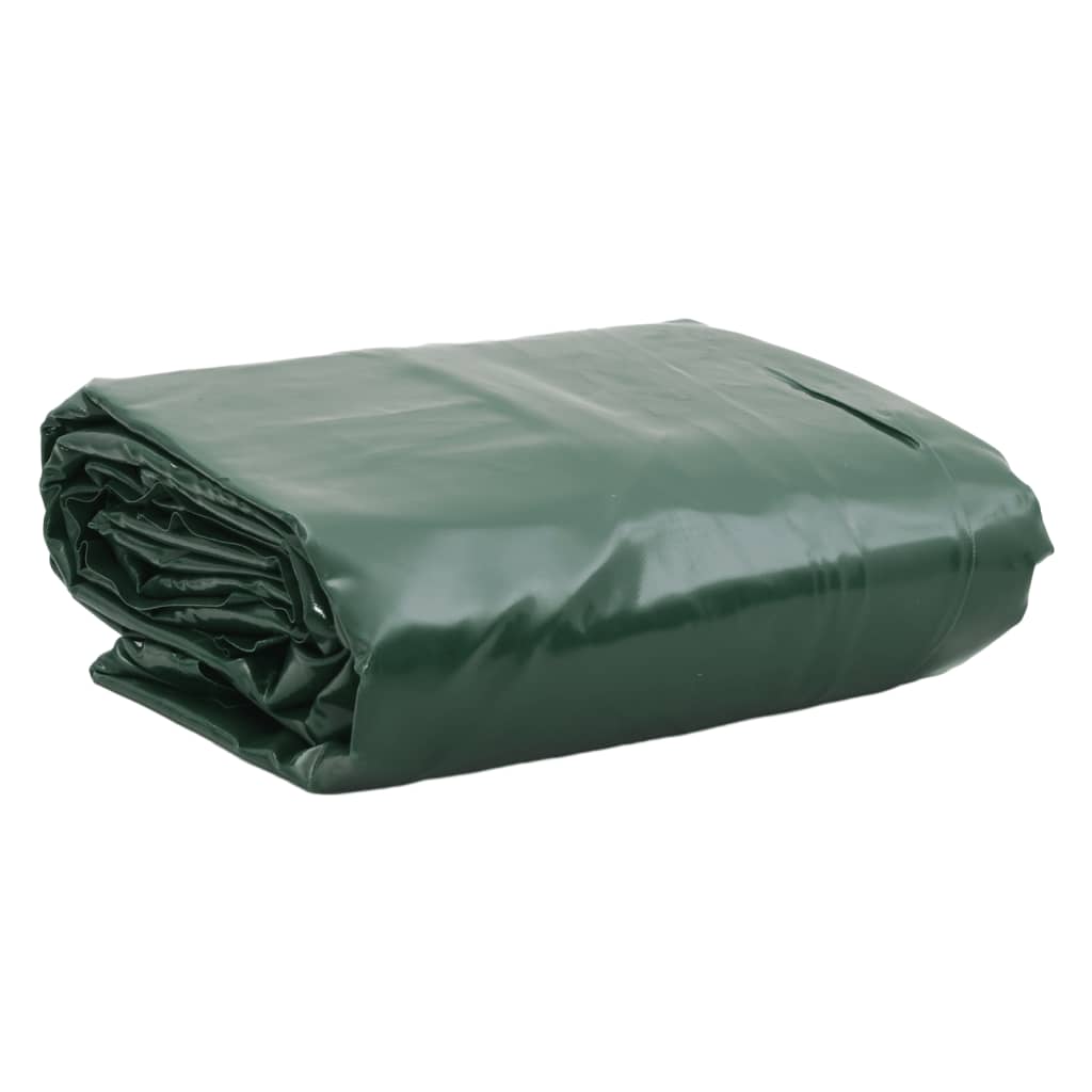 vidaXL Tarpaulin Green 6x8 m 650 g/m² 1