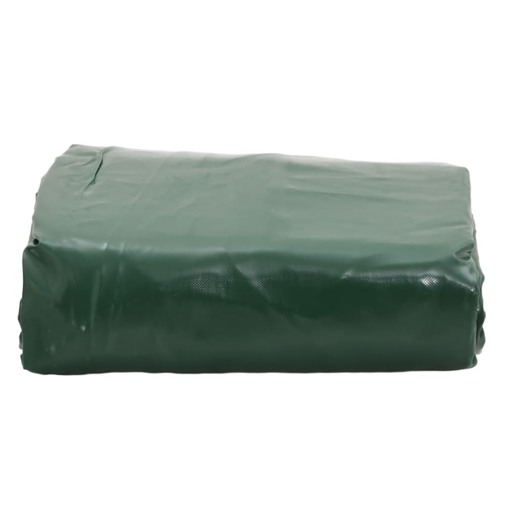 vidaXL Tarpaulin Green 6x8 m 650 g/m² 2