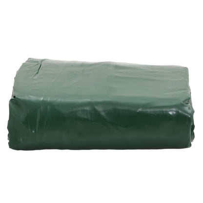vidaXL Tarpaulin Green 6x8 m 650 g/m² 2