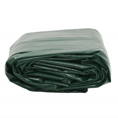 vidaXL Tarpaulin Green 6x8 m 650 g/m² 3