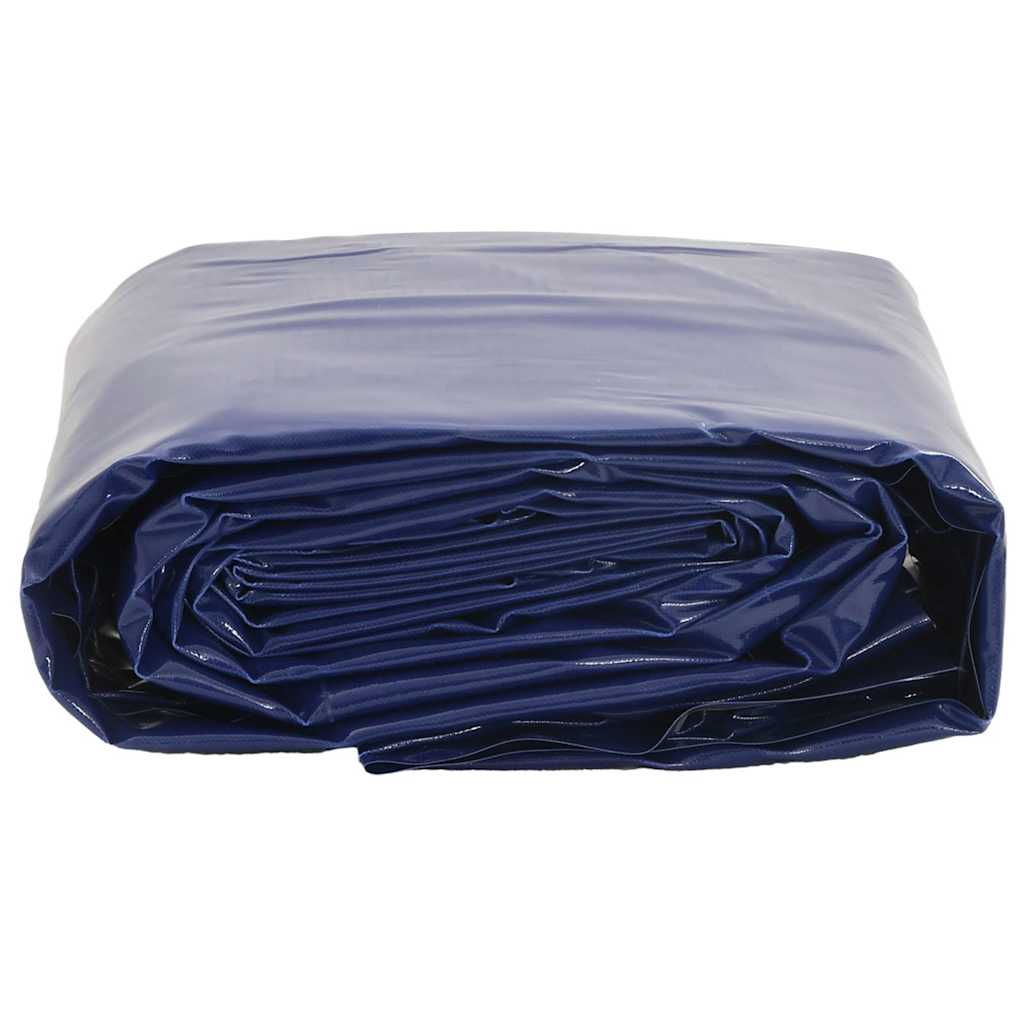 Tarpaulin 650 g/m² without Eyelets Blue 5 x 6 m – 6 x 8 m 6 x 8 m