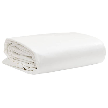 vidaXL Tarpaulin White 6x8 m 650 g/m² 1