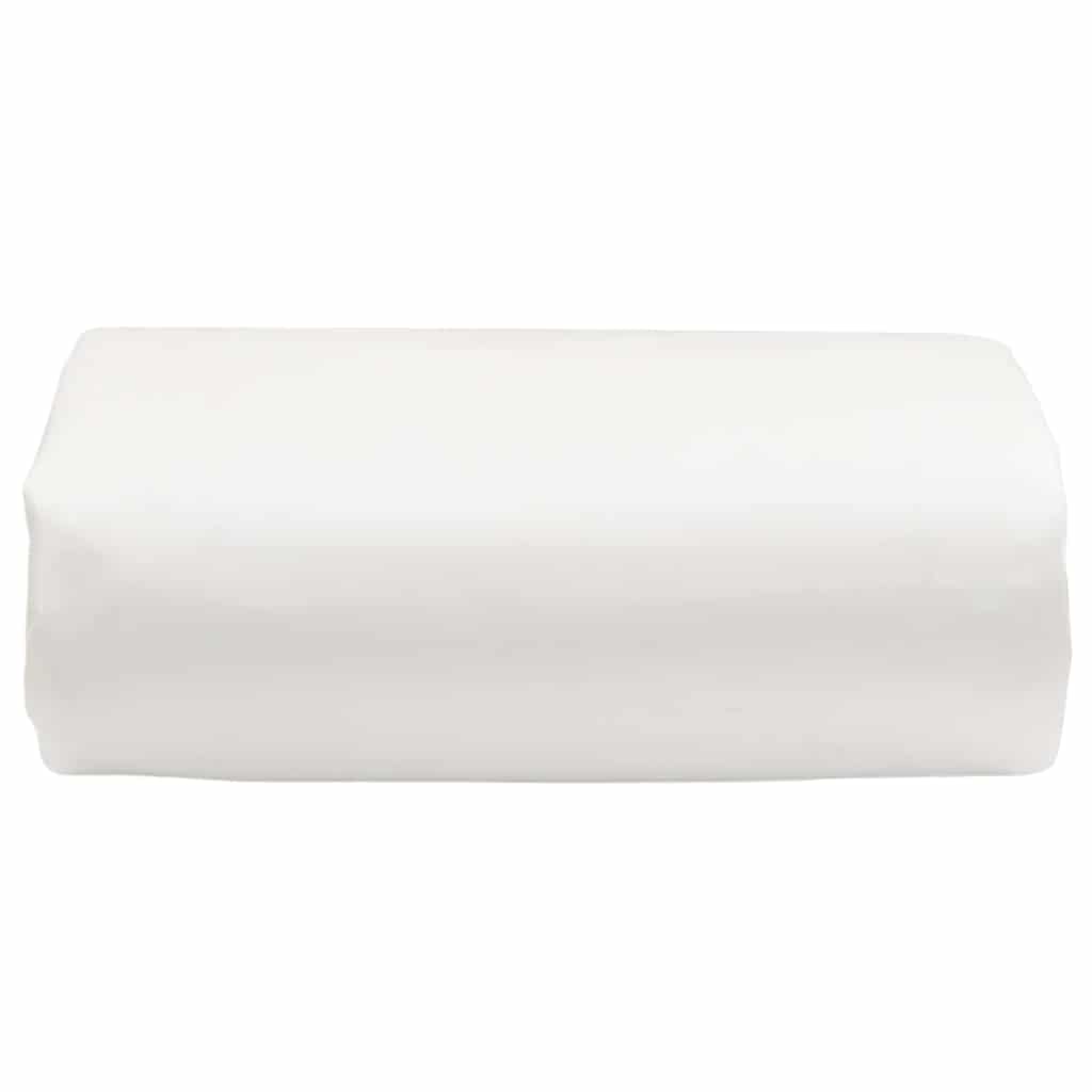 vidaXL Tarpaulin White 6x8 m 650 g/m² 2
