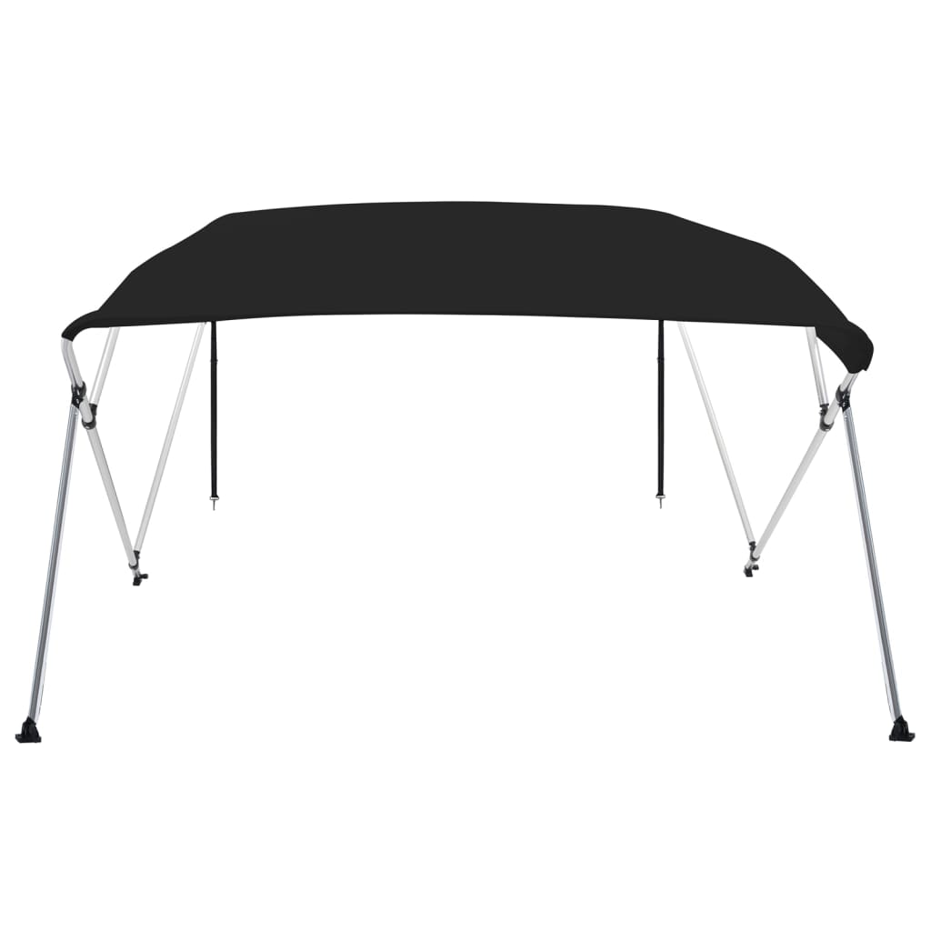 vidaXL 4-bow Bimini Top Black 243x210x137 cm 3
