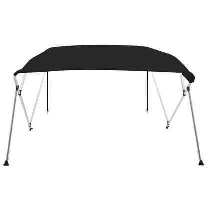 vidaXL 4-bow Bimini Top Black 243x244x137 cm 3