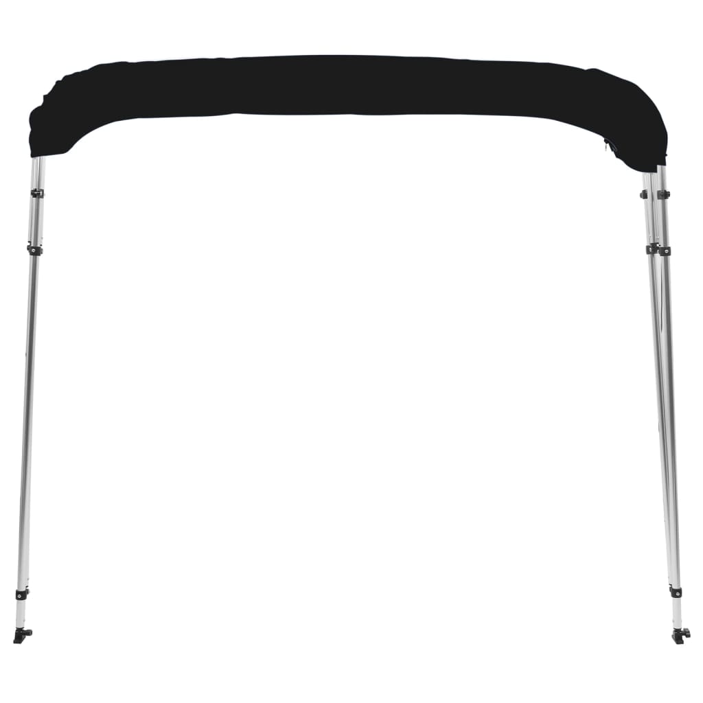 vidaXL 4-bow Bimini Top Black 243x244x137 cm 4