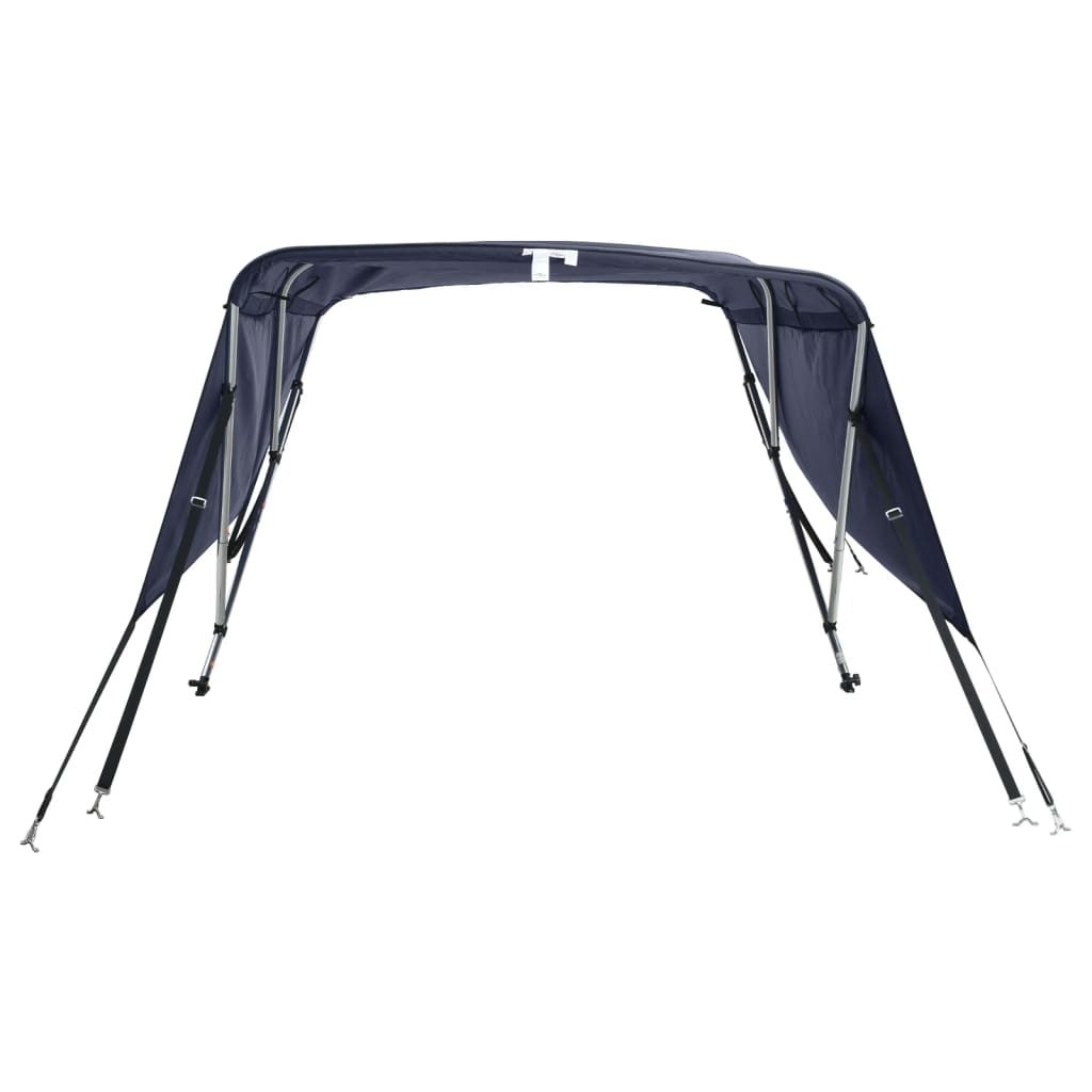 vidaXL 3-bow Bimini Top with Sidewalls 183x(185-198)x137 cm 4