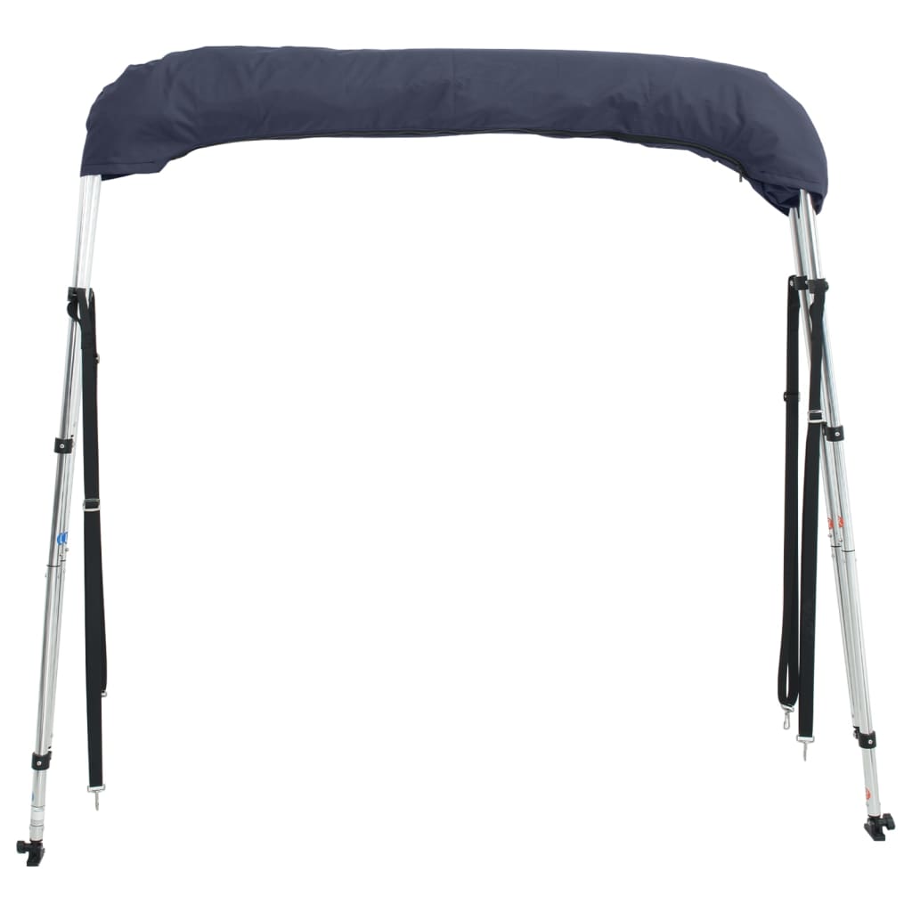 vidaXL 3-bow Bimini Top with Sidewalls 183x(185-198)x137 cm 6