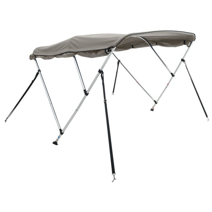 3-bow Bimini Top with Sidewalls without mesh Anthracite grey 183 x (185-198) x 137 cm