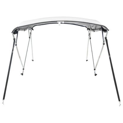 vidaXL 4-bow Bimini Top with Sidewalls 243x(170-182)x137 cm 5