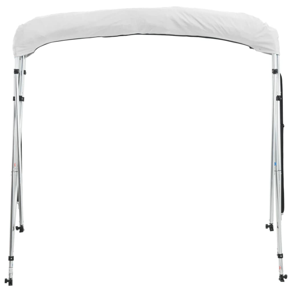 vidaXL 4-bow Bimini Top with Sidewalls 243x(170-182)x137 cm 6