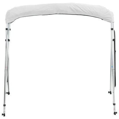 vidaXL 4-bow Bimini Top with Sidewalls 243x(170-182)x137 cm 6
