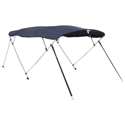 vidaXL 4-bow Bimini Top with Sidewalls 243x(200-213)x137 cm 3