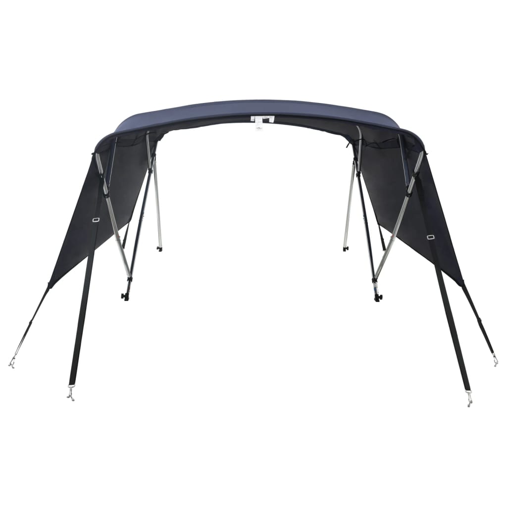 vidaXL 4-bow Bimini Top with Sidewalls 243x(200-213)x137 cm 4