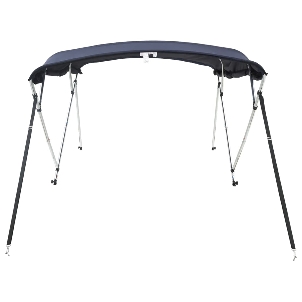 vidaXL 4-bow Bimini Top with Sidewalls 243x(200-213)x137 cm 5