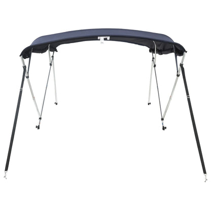 vidaXL 4-bow Bimini Top with Sidewalls 243x(200-213)x137 cm 5