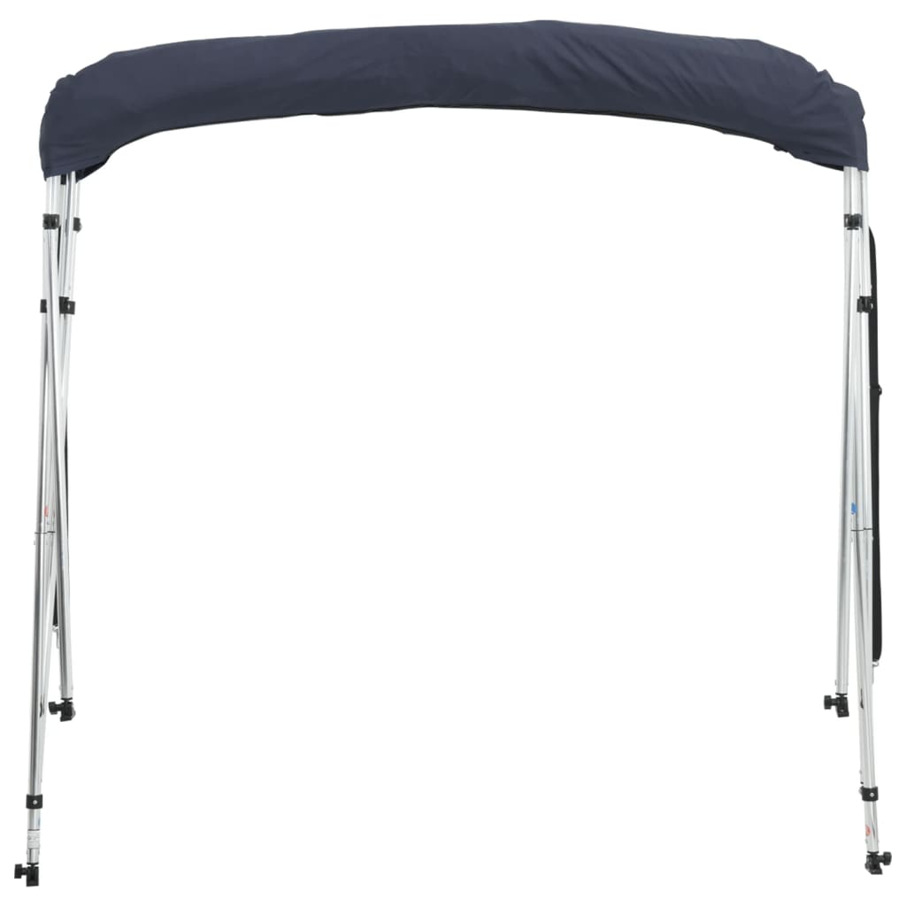 vidaXL 4-bow Bimini Top with Sidewalls 243x(200-213)x137 cm 6