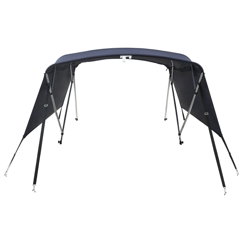 vidaXL 4-bow Bimini Top with Sidewalls 243x(230-244)x137 cm 4