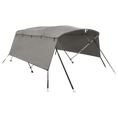 vidaXL 4-bow Bimini Top with Sidewalls 243x(170-182)x137 cm 2