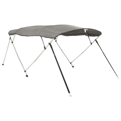 vidaXL 4-bow Bimini Top with Sidewalls 243x(170-182)x137 cm 3