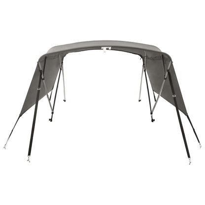 vidaXL 4-bow Bimini Top with Sidewalls 243x(170-182)x137 cm 4