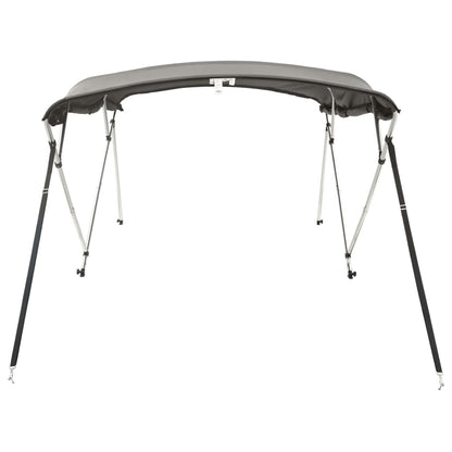vidaXL 4-bow Bimini Top with Sidewalls 243x(170-182)x137 cm 5