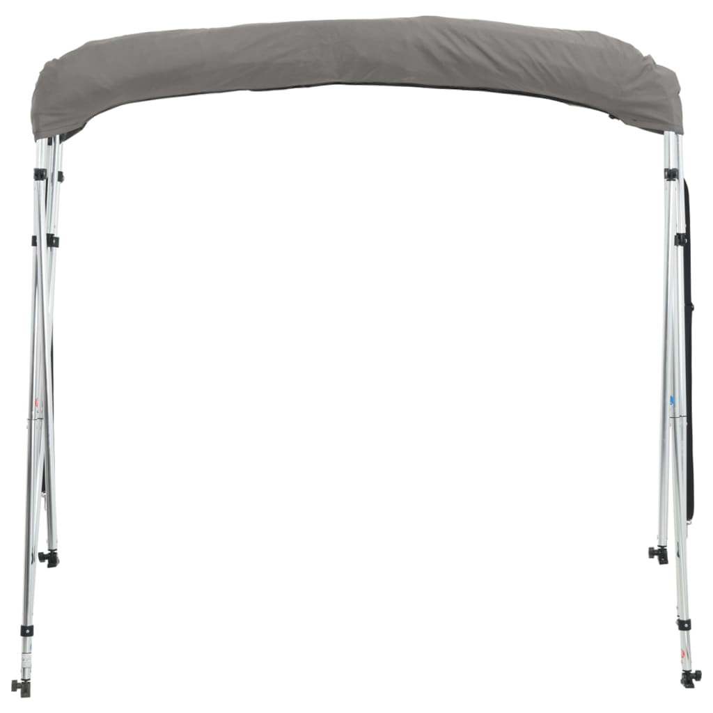 vidaXL 4-bow Bimini Top with Sidewalls 243x(170-182)x137 cm 6