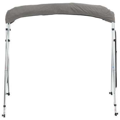 vidaXL 4-bow Bimini Top with Sidewalls 243x(170-182)x137 cm 6