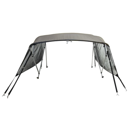 vidaXL 4-bow Bimini Top with Mesh Sidewalls 243x(230-244)x137 cm 4