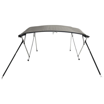 vidaXL 4-bow Bimini Top with Mesh Sidewalls 243x(230-244)x137 cm 5