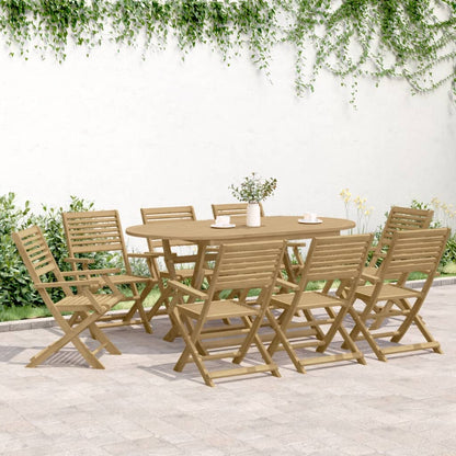 vidaXL Folding Chairs 6 pcs 54,5x61,5x86,5 cm Solid Wood Acacia 3