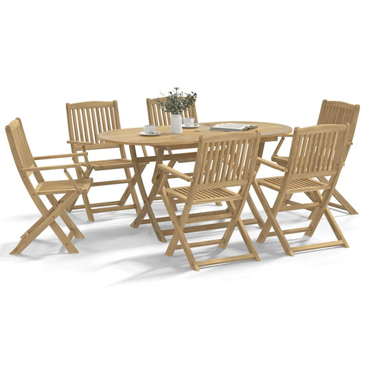 Folding Chairs Solid Acacia Wood With armrest 6
