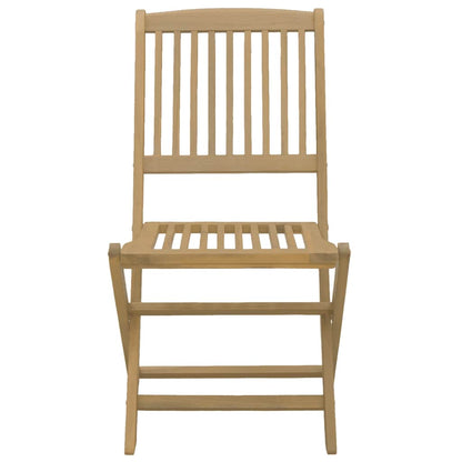 vidaXL Folding Chairs 8 pcs 48,5x57x90 cm Solid Wood Acacia 5