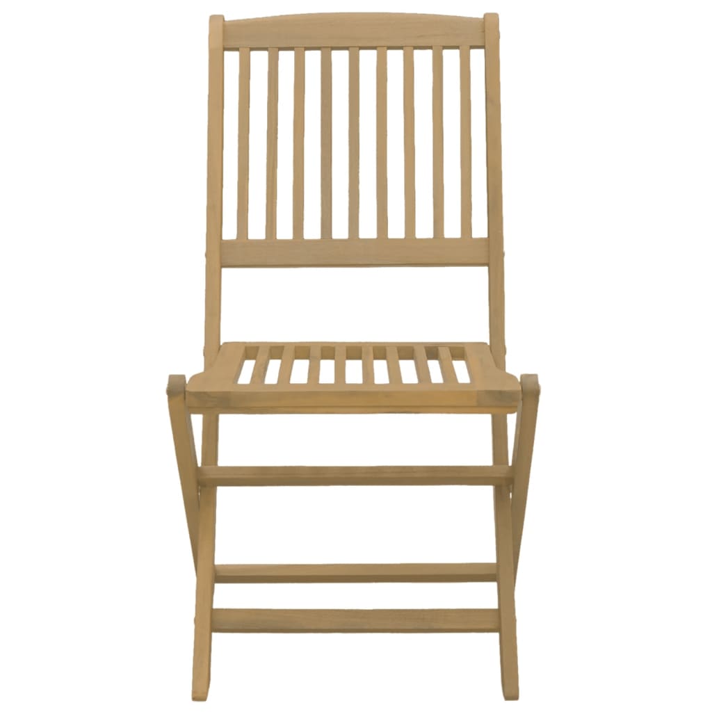 vidaXL 7 Piece Garden Dining Set Solid Wood Acacia 5