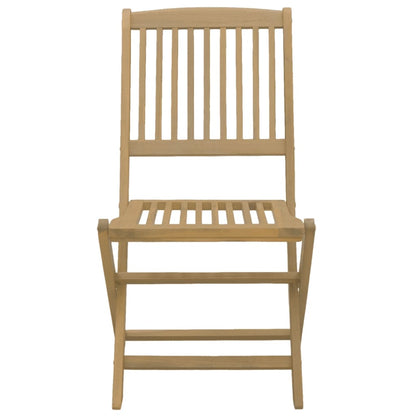 vidaXL 7 Piece Garden Dining Set Solid Wood Acacia 5