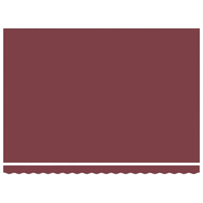 Manual Retractable Awning 450x300 cm with White Frame Burgundy