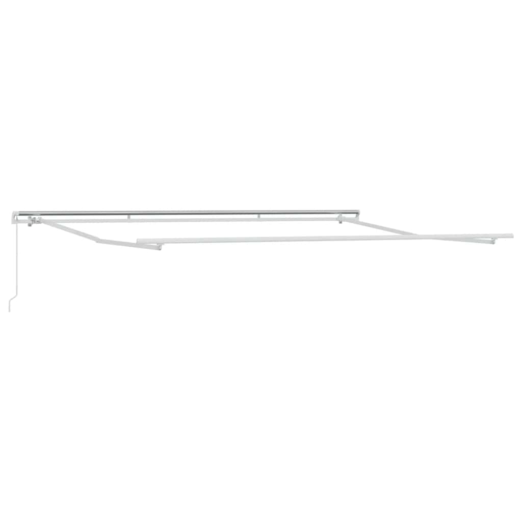 vidaXL Manual Retractable Awning Anthracite&White 400x300 cm 5