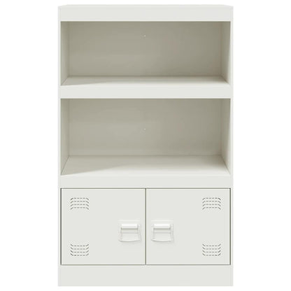 Sideboard 67x39x107 cm Steel White