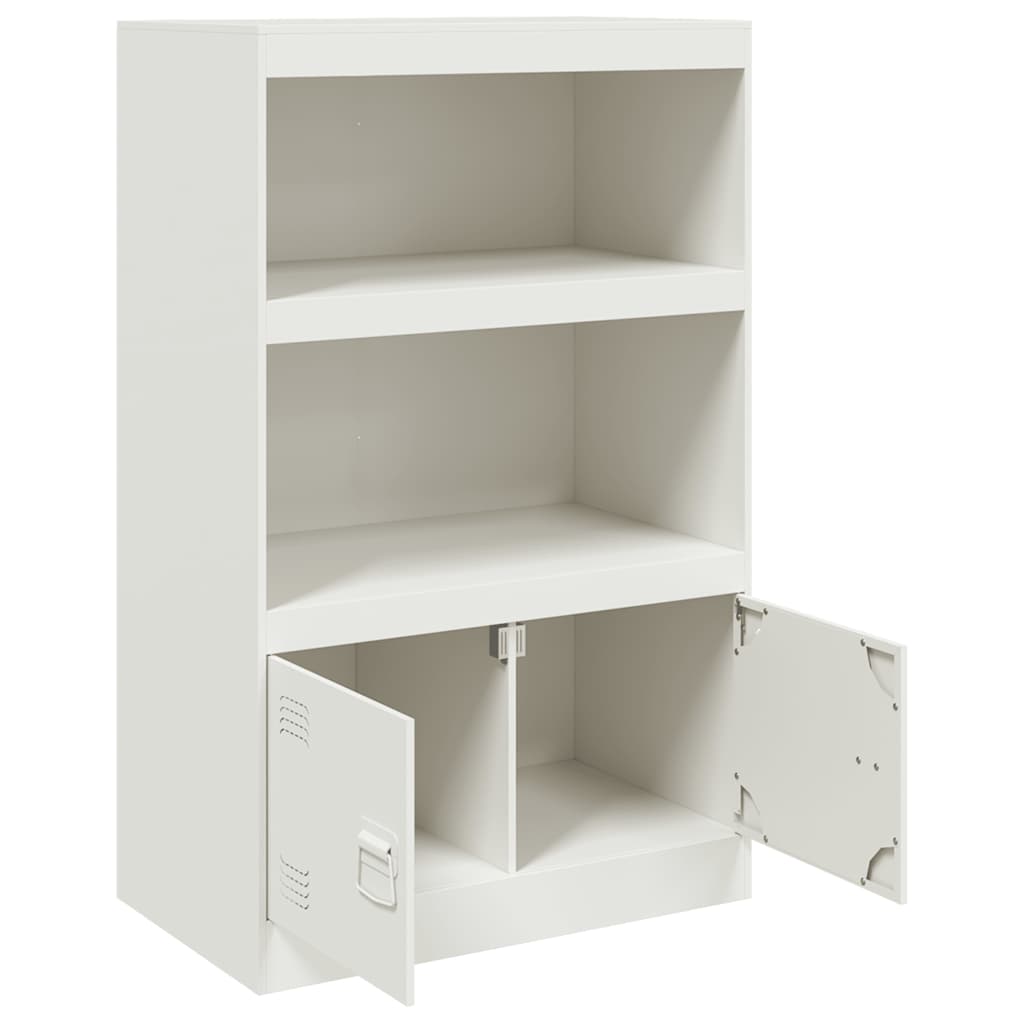 Sideboard 67x39x107 cm Steel White