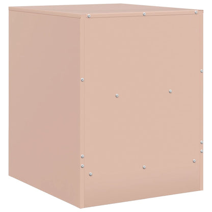 Bedside Cabinet 34,5x39x44 cm Steel Pink